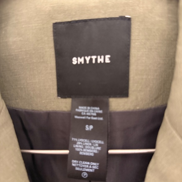 SMYTHE OLIVE GREEN UTILITY BLAZER! - Picture 3 of 3